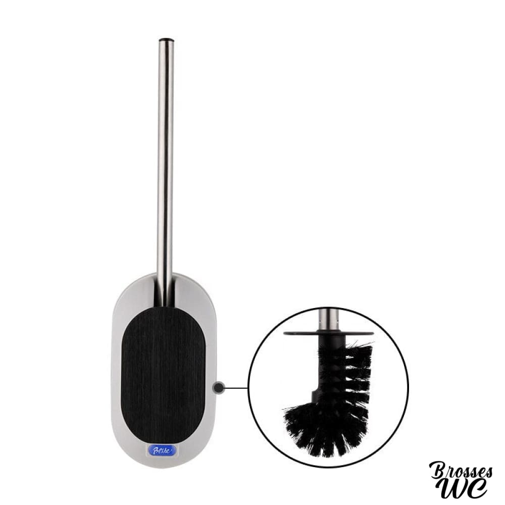 Brosse wc support crème wengé chic