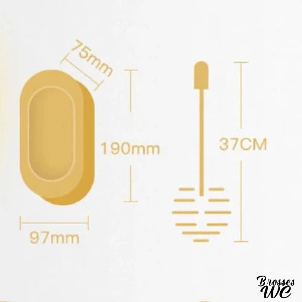 Brosse wc laiton classique
