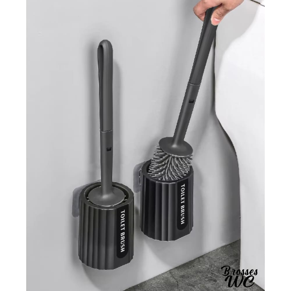 Brosse wc suspendue sans perçage pratique