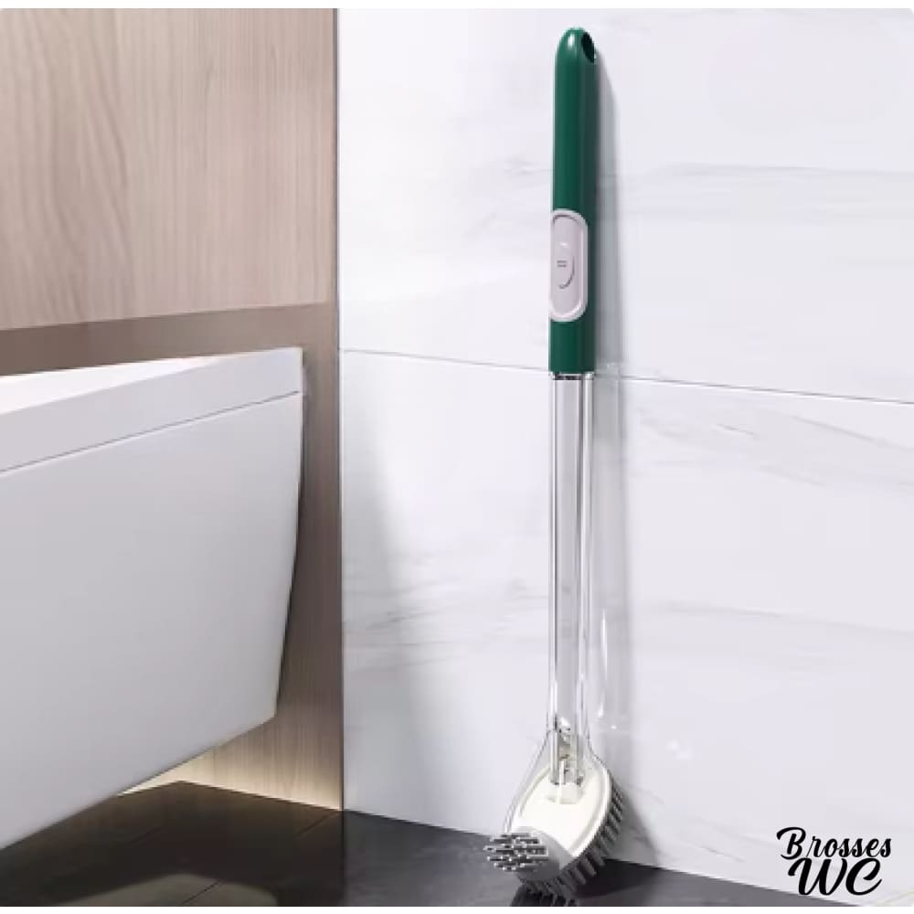 Brosse wc avec réservoir produit nettoyant