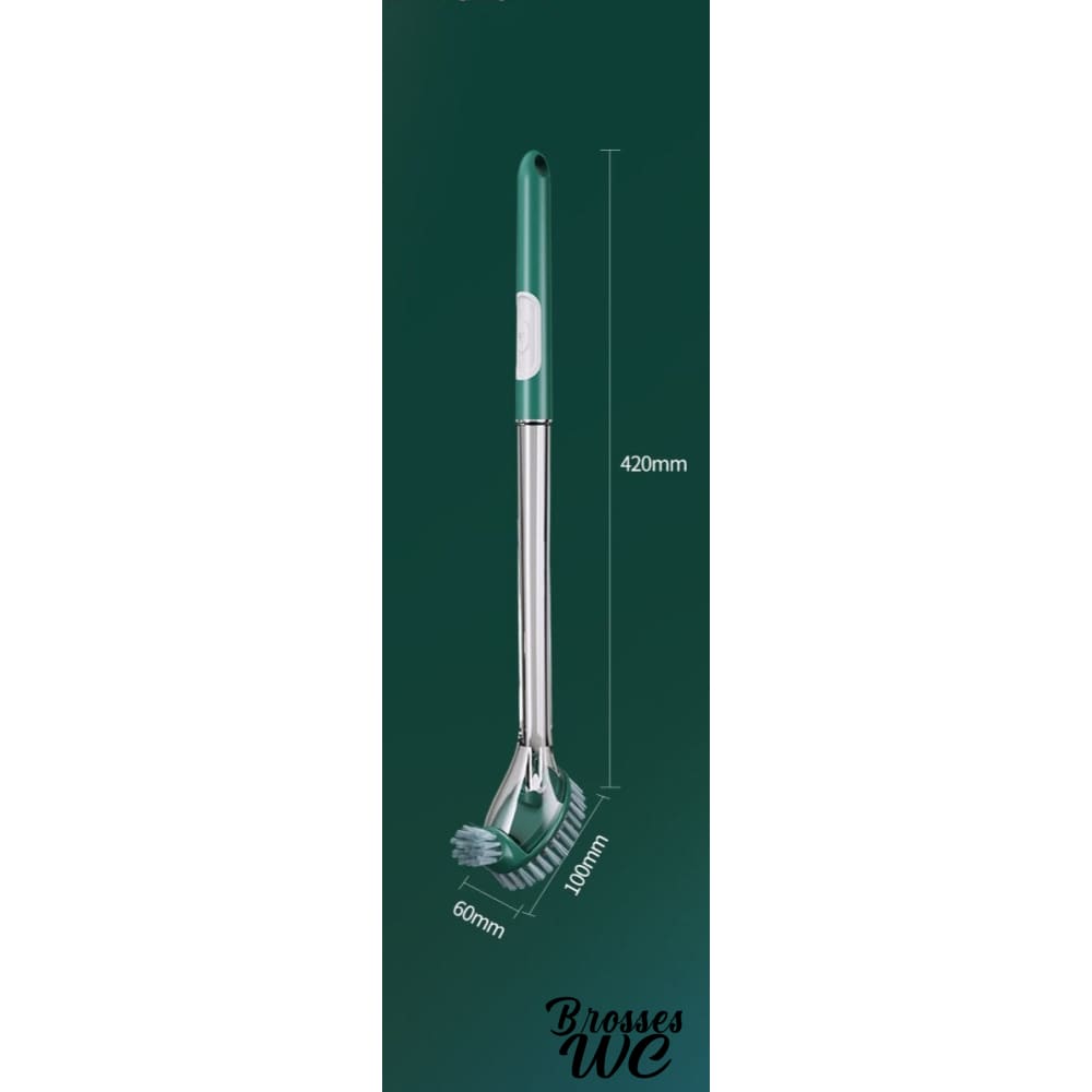 Brosse wc avec réservoir produit nettoyant