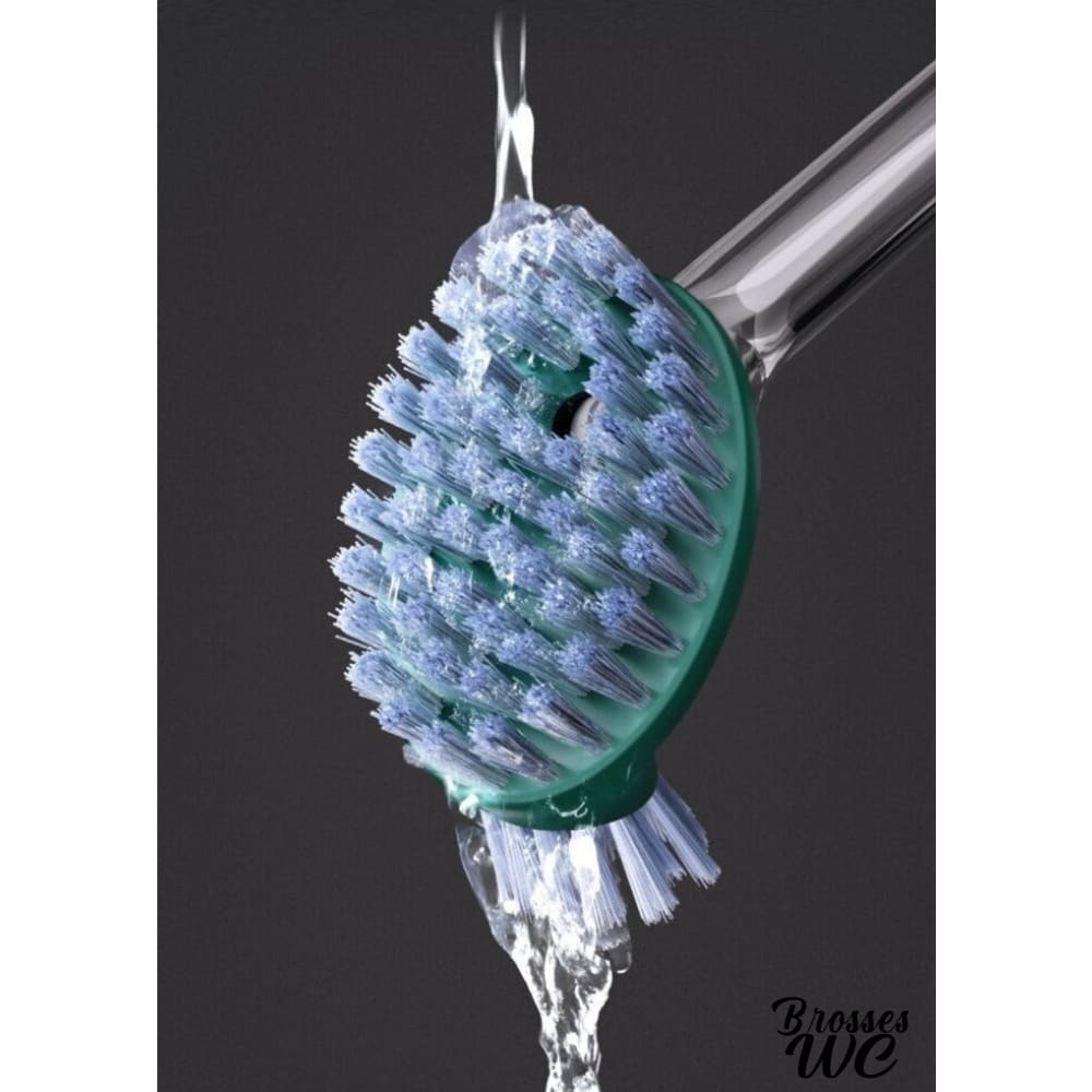 Brosse wc avec réservoir produit nettoyant