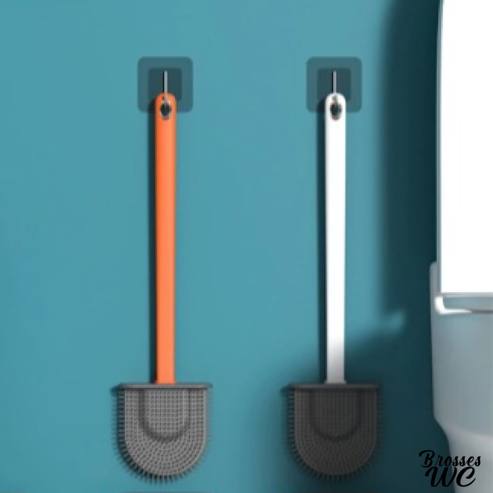 Brosse toilette suspendue multicolore