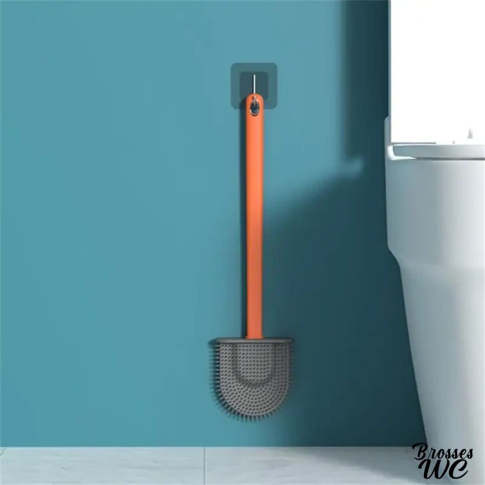 Brosse toilette suspendue multicolore