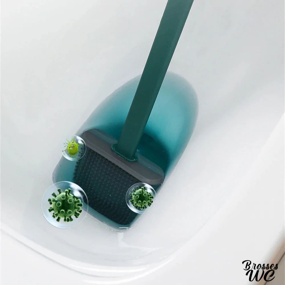 Brosse toilette suspendue multicolore