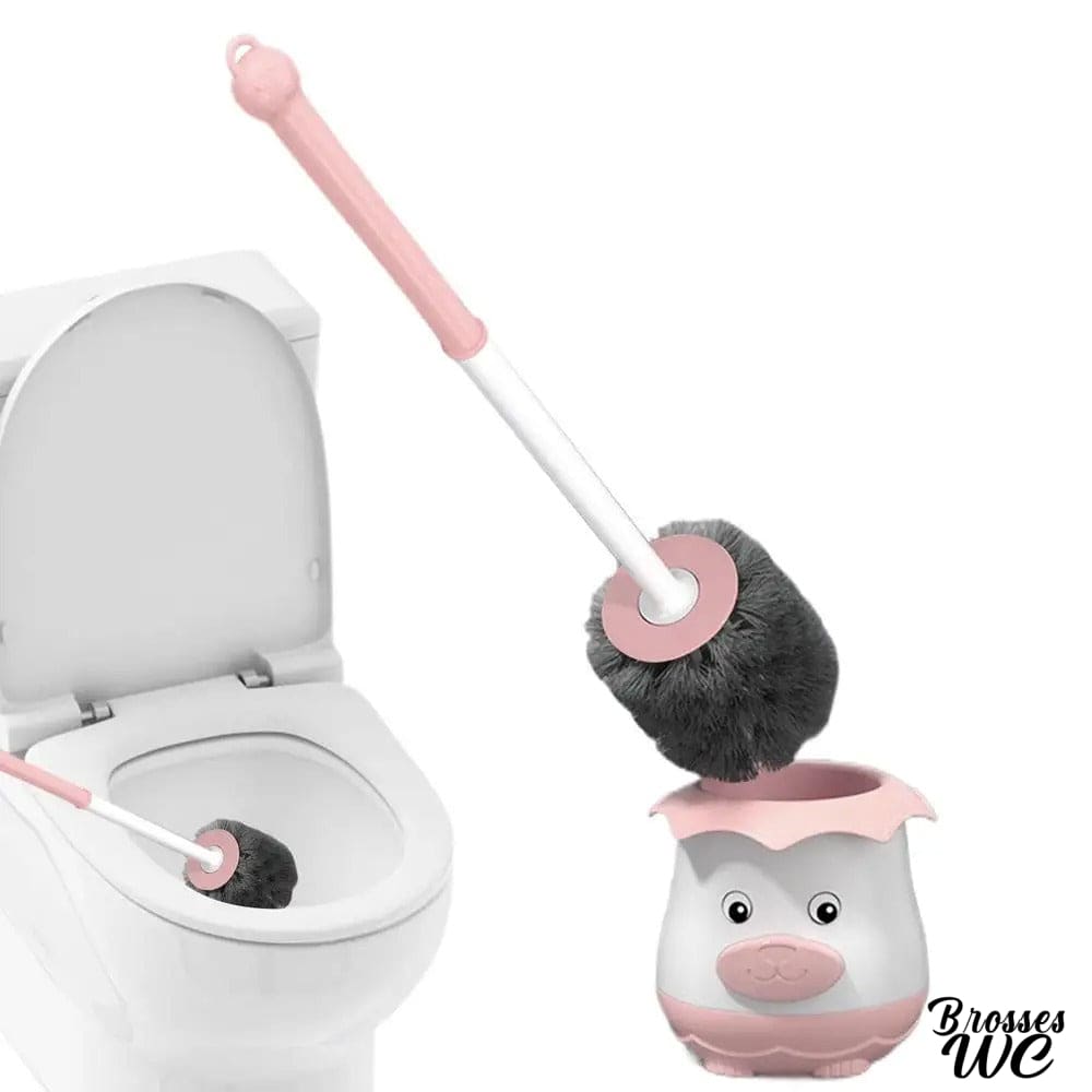 Brosse wc suspendue arc-en-ciel