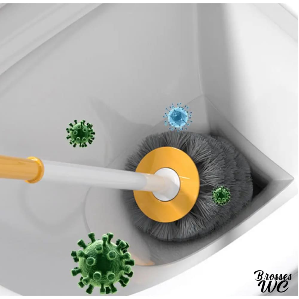 Brosse wc suspendue arc-en-ciel