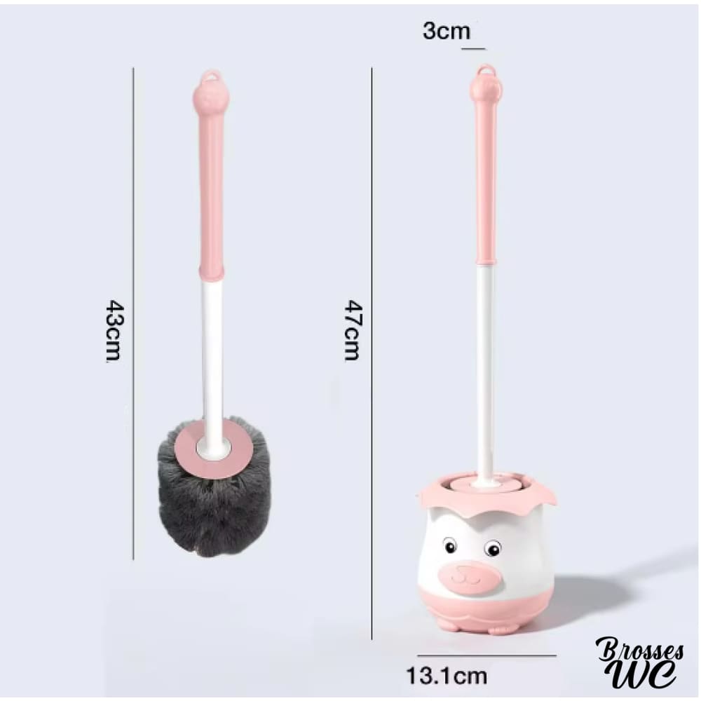 Brosse wc suspendue arc-en-ciel