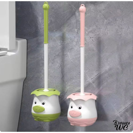 Brosse wc suspendue arc-en-ciel