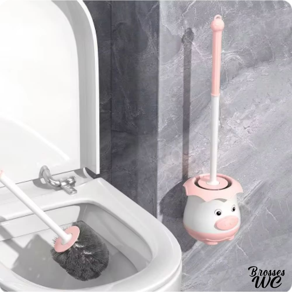 Brosse wc suspendue arc-en-ciel