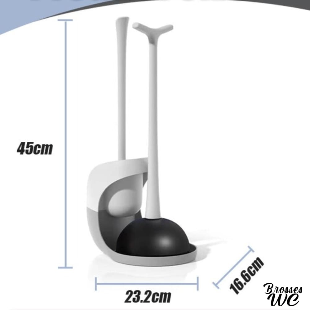 Brosse toilette wc ventouse pratique