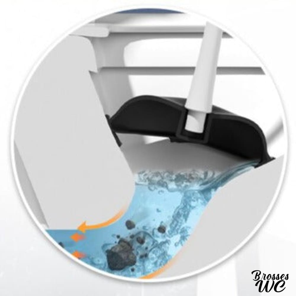 Brosse toilette wc ventouse pratique