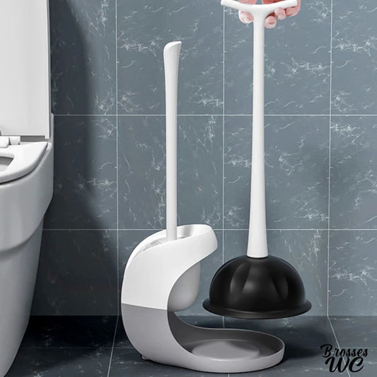 Brosse toilette wc ventouse pratique