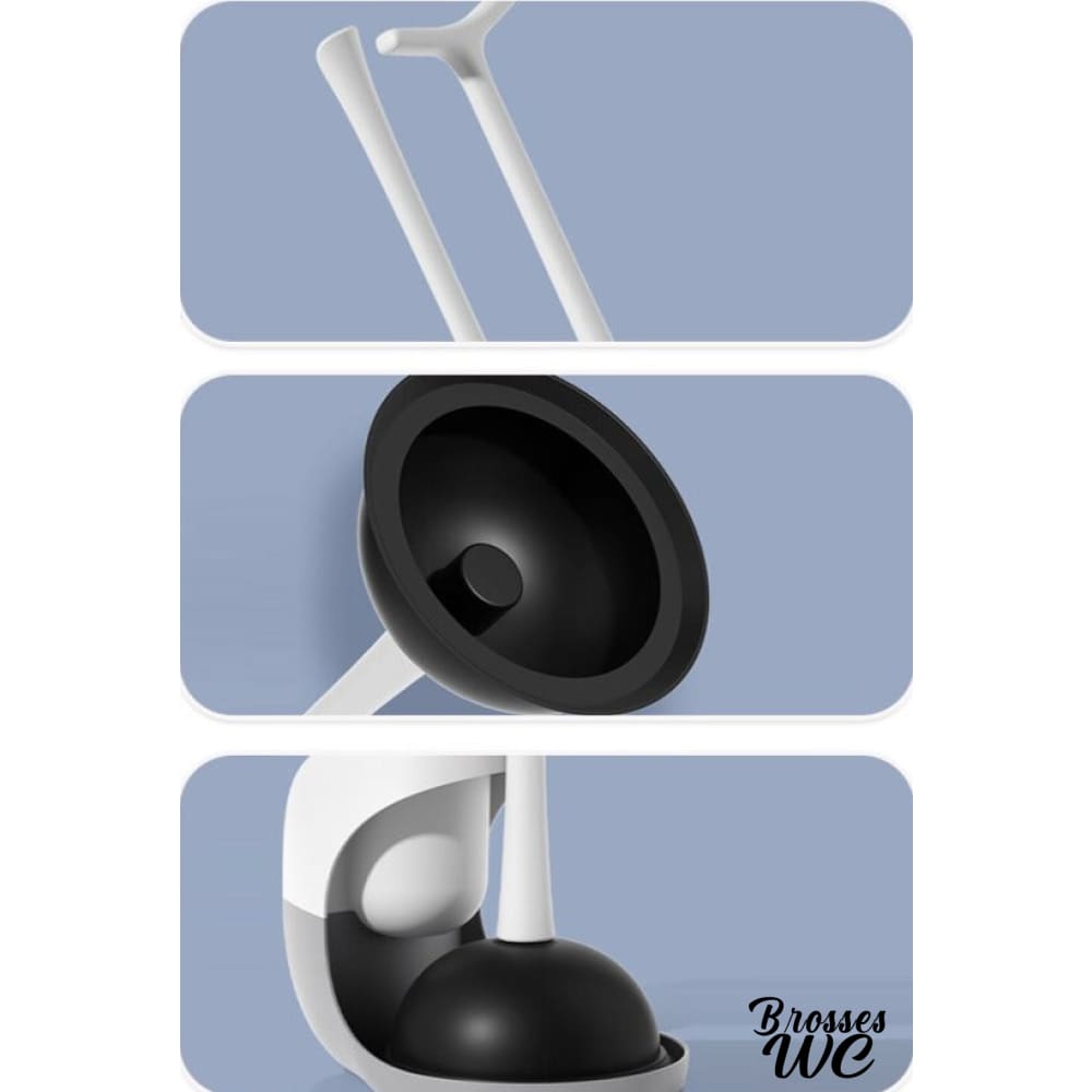 Brosse toilette wc ventouse pratique