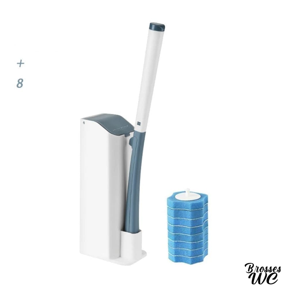 Brosse wc jetable blanche hygiénique
