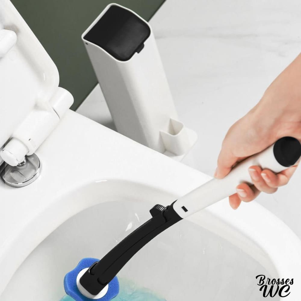 Brosse wc jetable blanche hygiénique