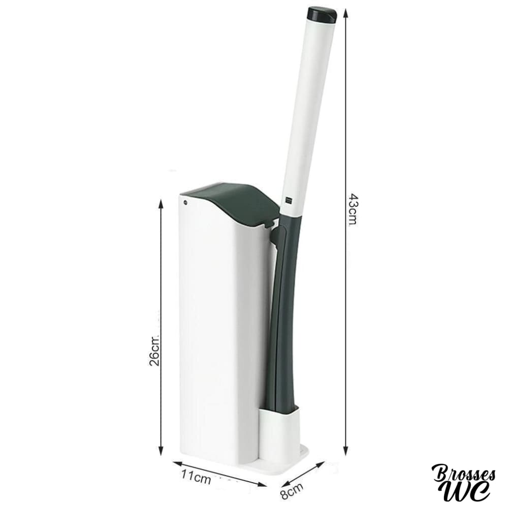 Brosse wc jetable blanche hygiénique