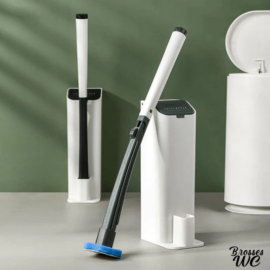 Brosse wc jetable blanche hygiénique