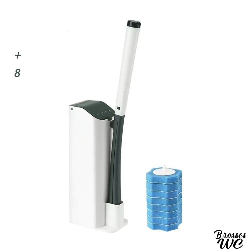 Brosse wc jetable blanche hygiénique