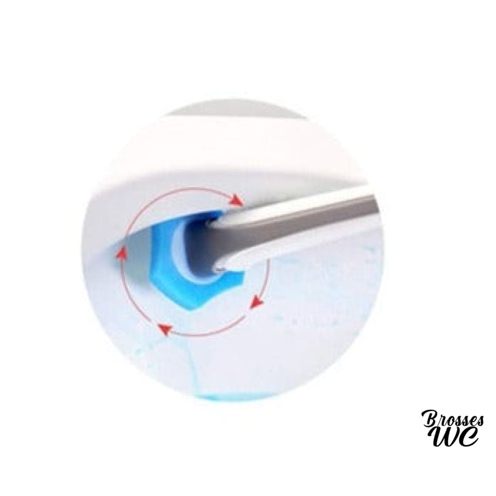 Brosse wc jetable blanche hygiénique