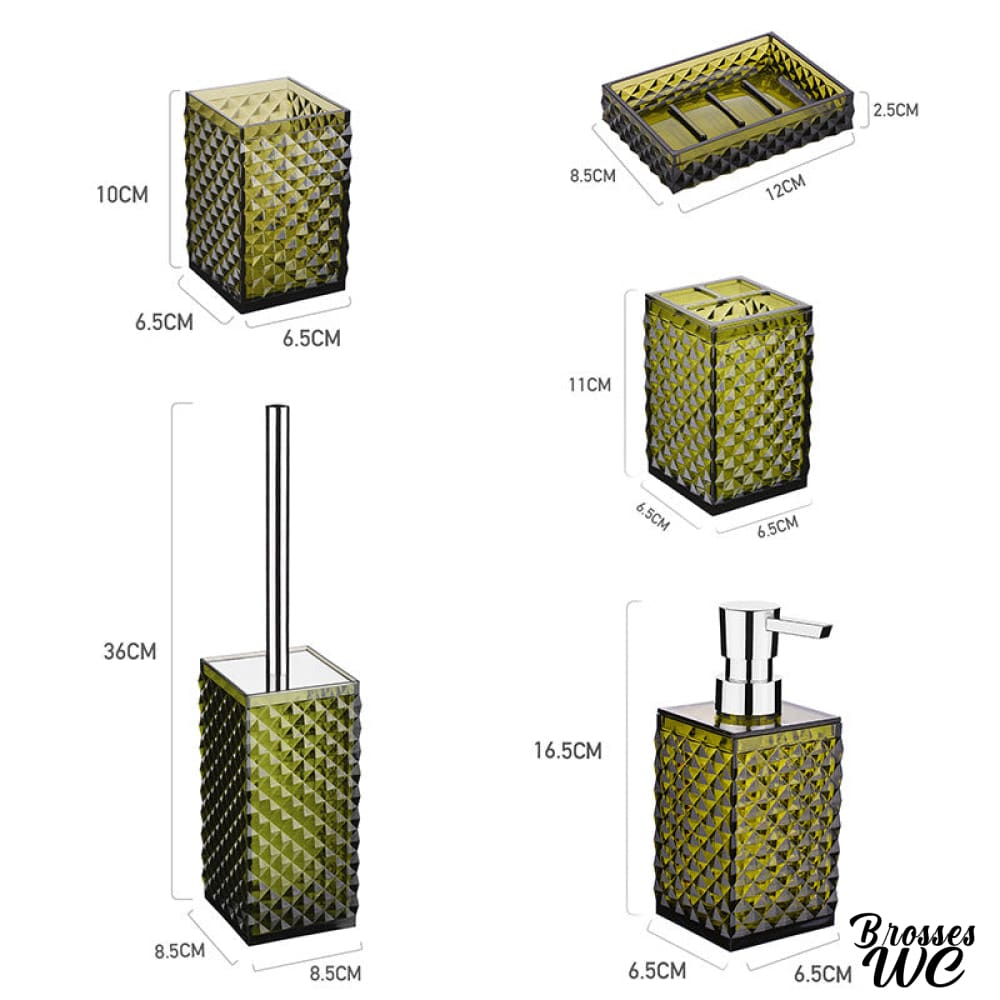 Brosse wc verte fraîche