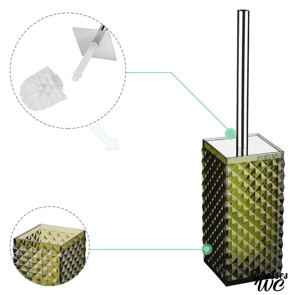 Brosse wc verte fraîche