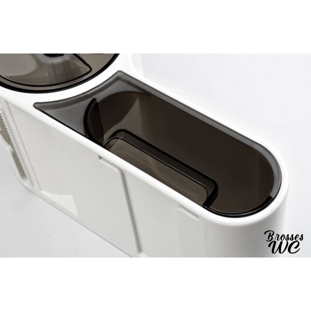 Dérouleur papier wc avec rangement astucieux