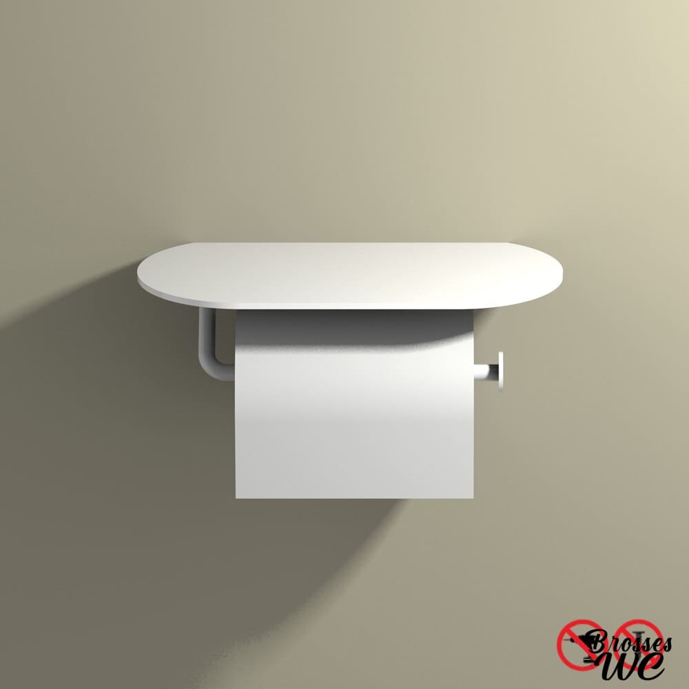 Dérouleur papier wc sans perçage pratique