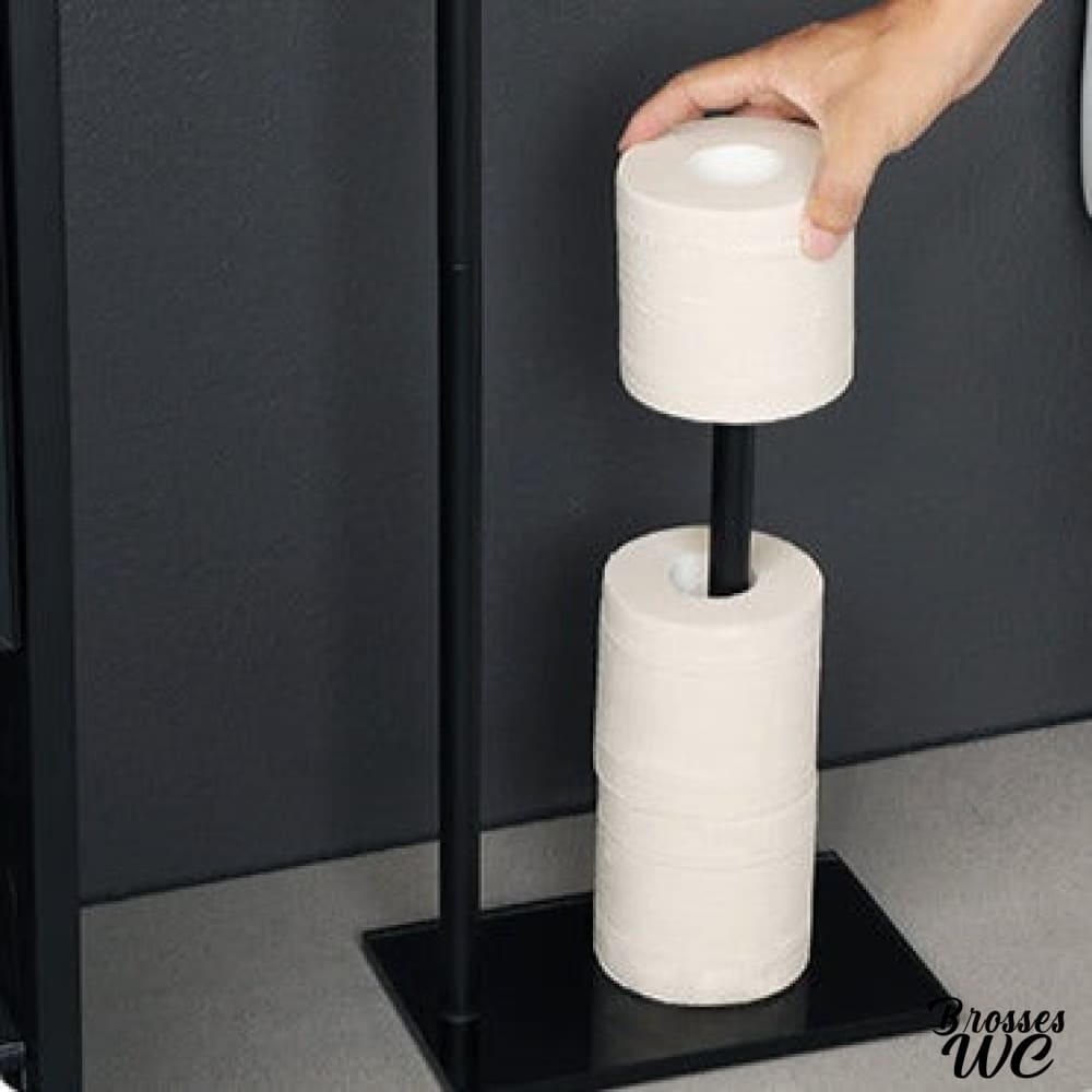 Dérouleur papier wc sur pied robuste