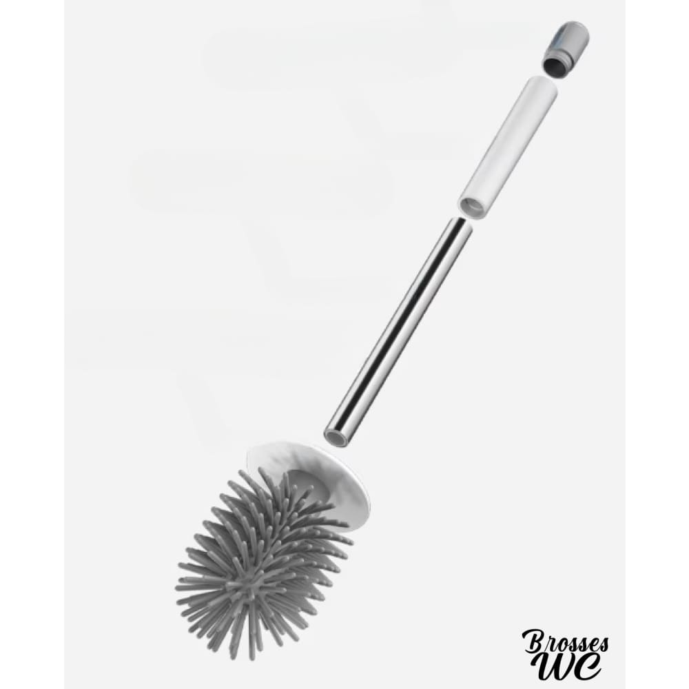 Double brosse wc blanche efficace
