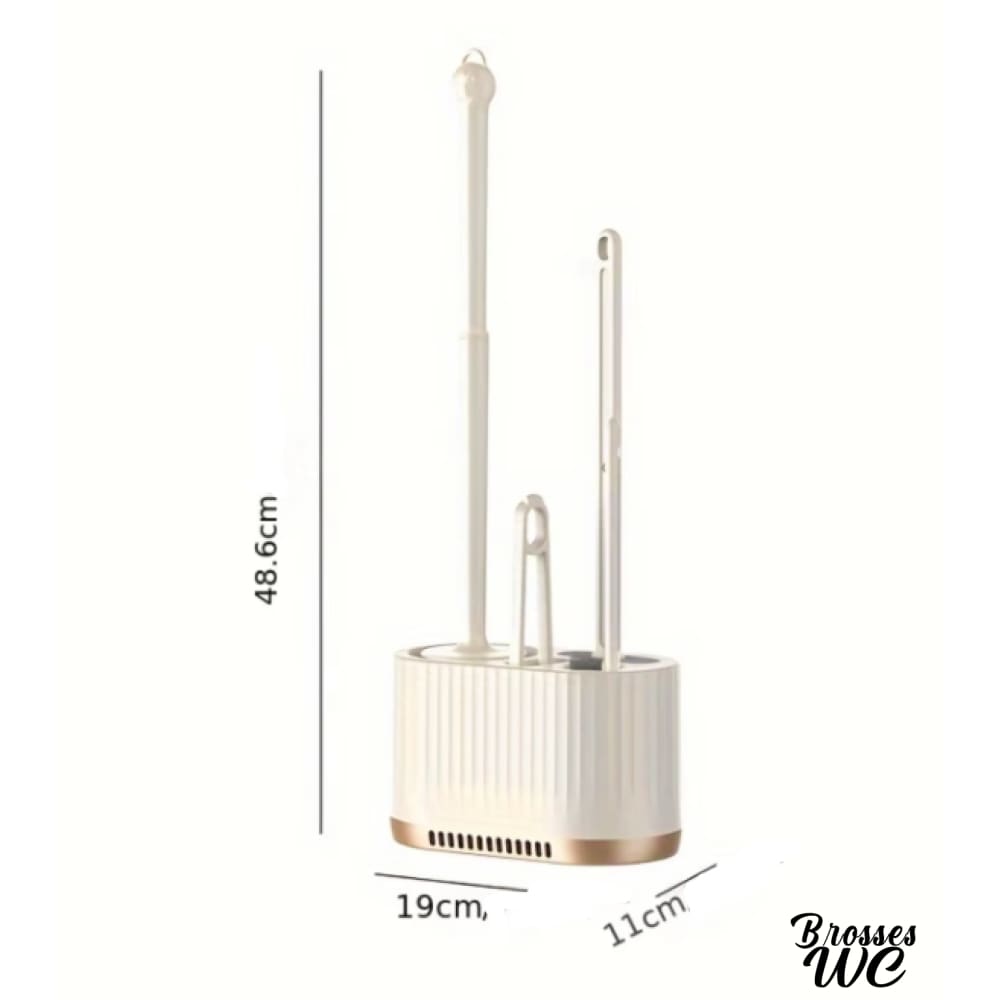 Double brosse wc performante