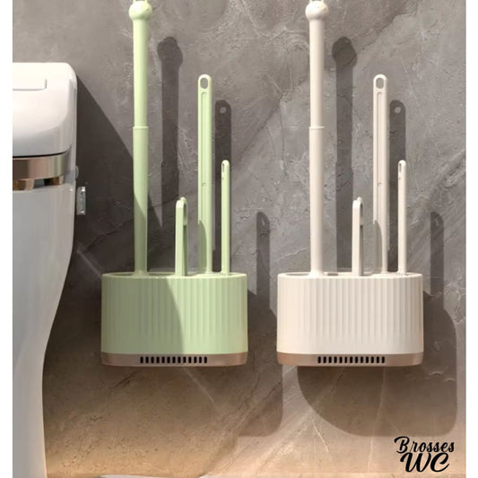 Double brosse wc performante