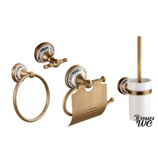 Ensemble brosse et papier wc assorti