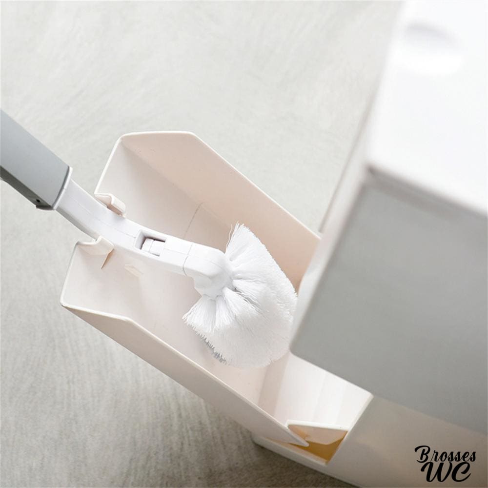 Ensemble brosse et poubelle wc assorti