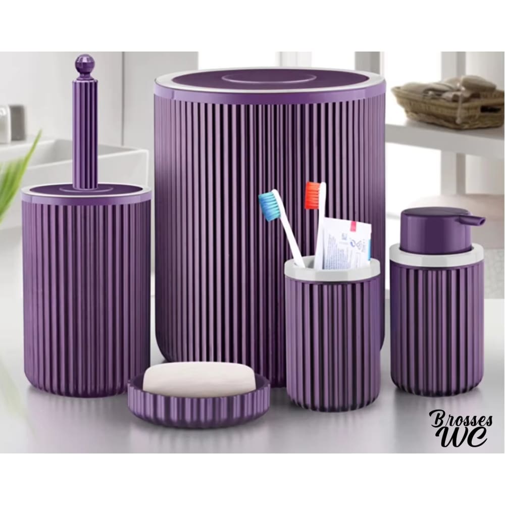Ensemble brosse wc et poubelle originale