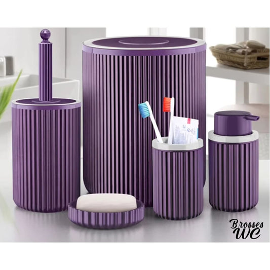 Ensemble brosse wc et poubelle originale
