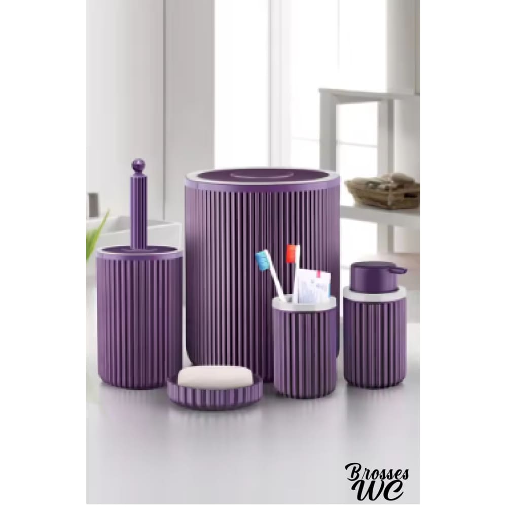 Ensemble brosse wc et poubelle originale