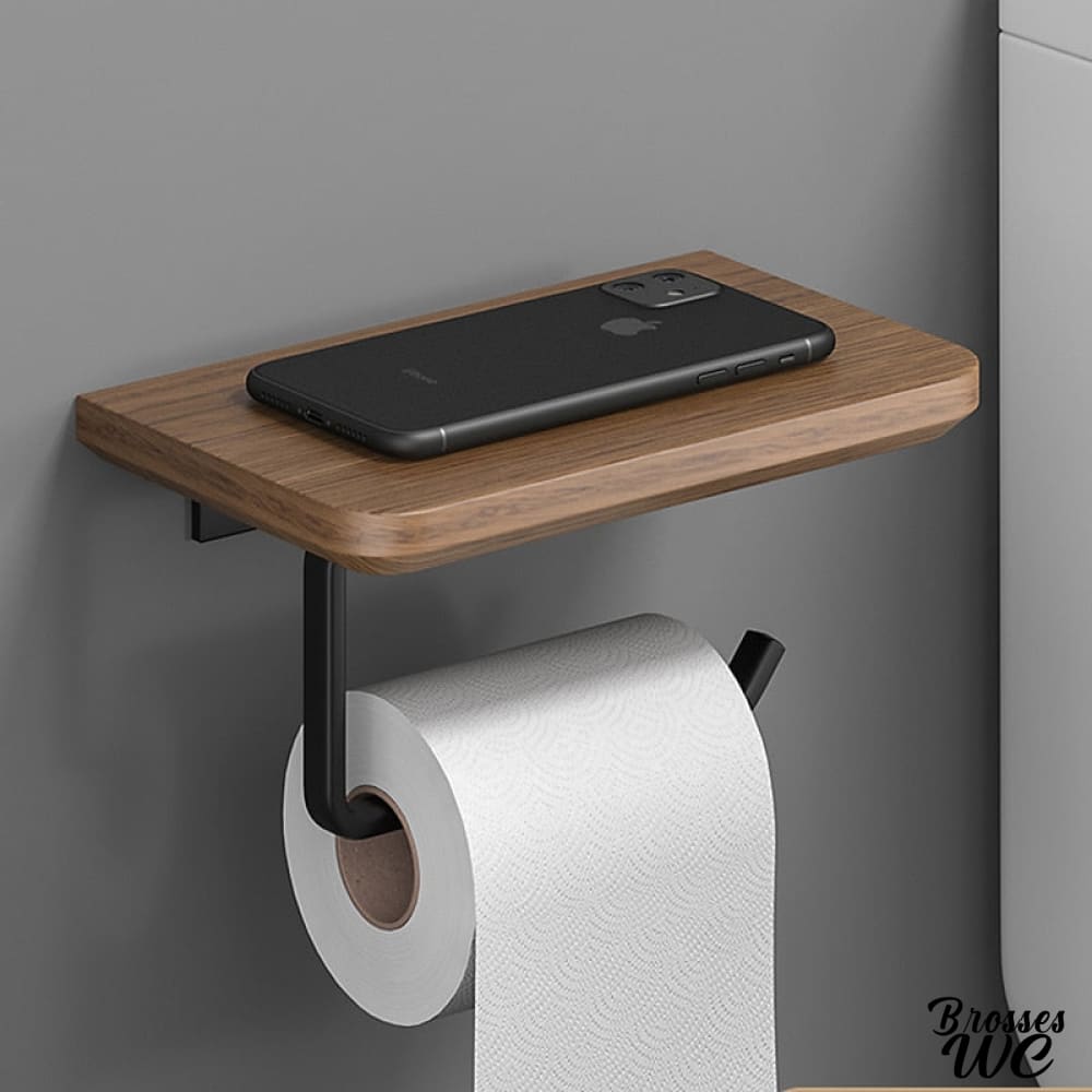 Ensemble brosse wc et porte-papier pratique