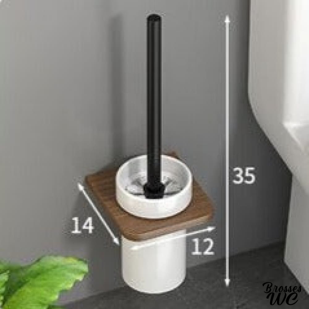 Ensemble brosse wc et porte-papier pratique