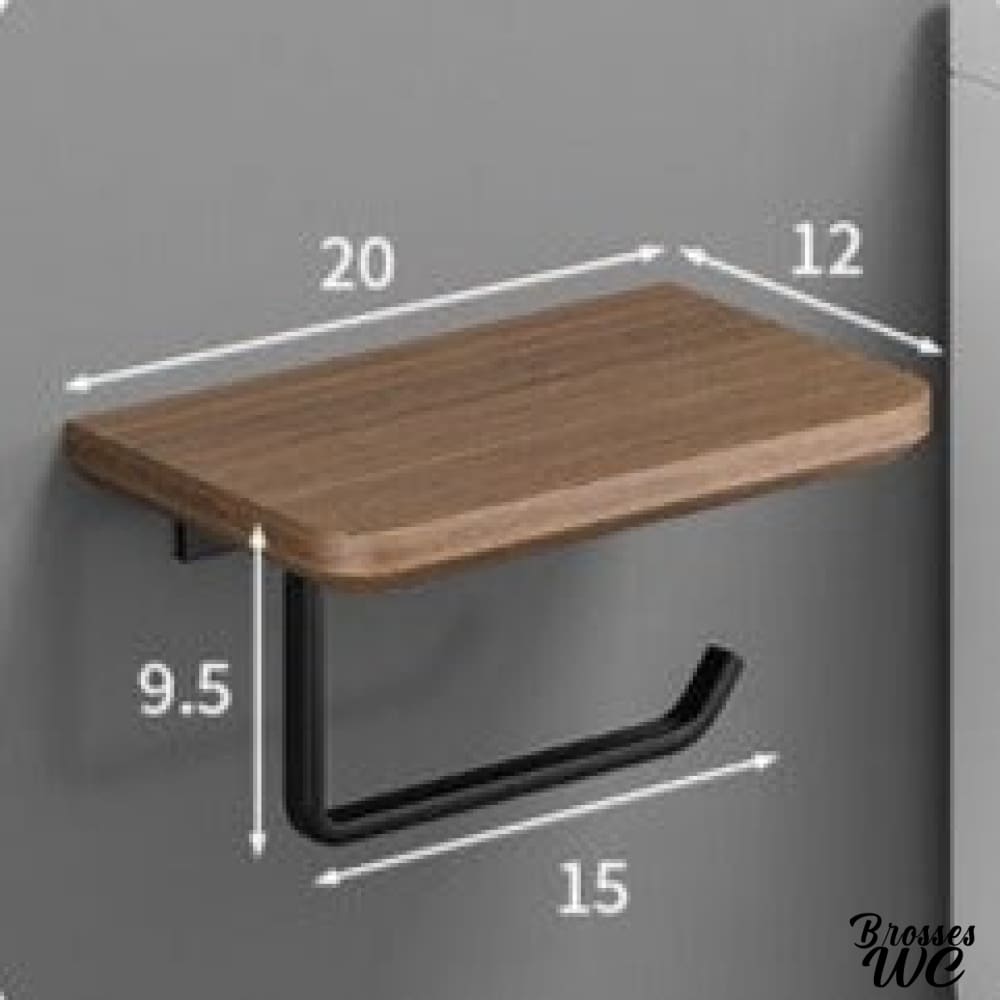 Ensemble brosse wc et porte-papier pratique