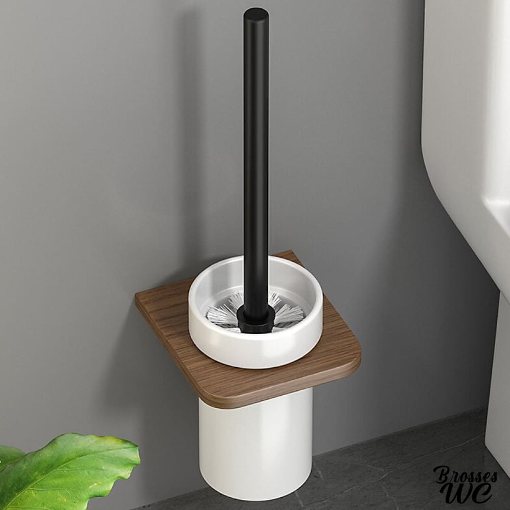 Ensemble brosse wc et porte-papier pratique