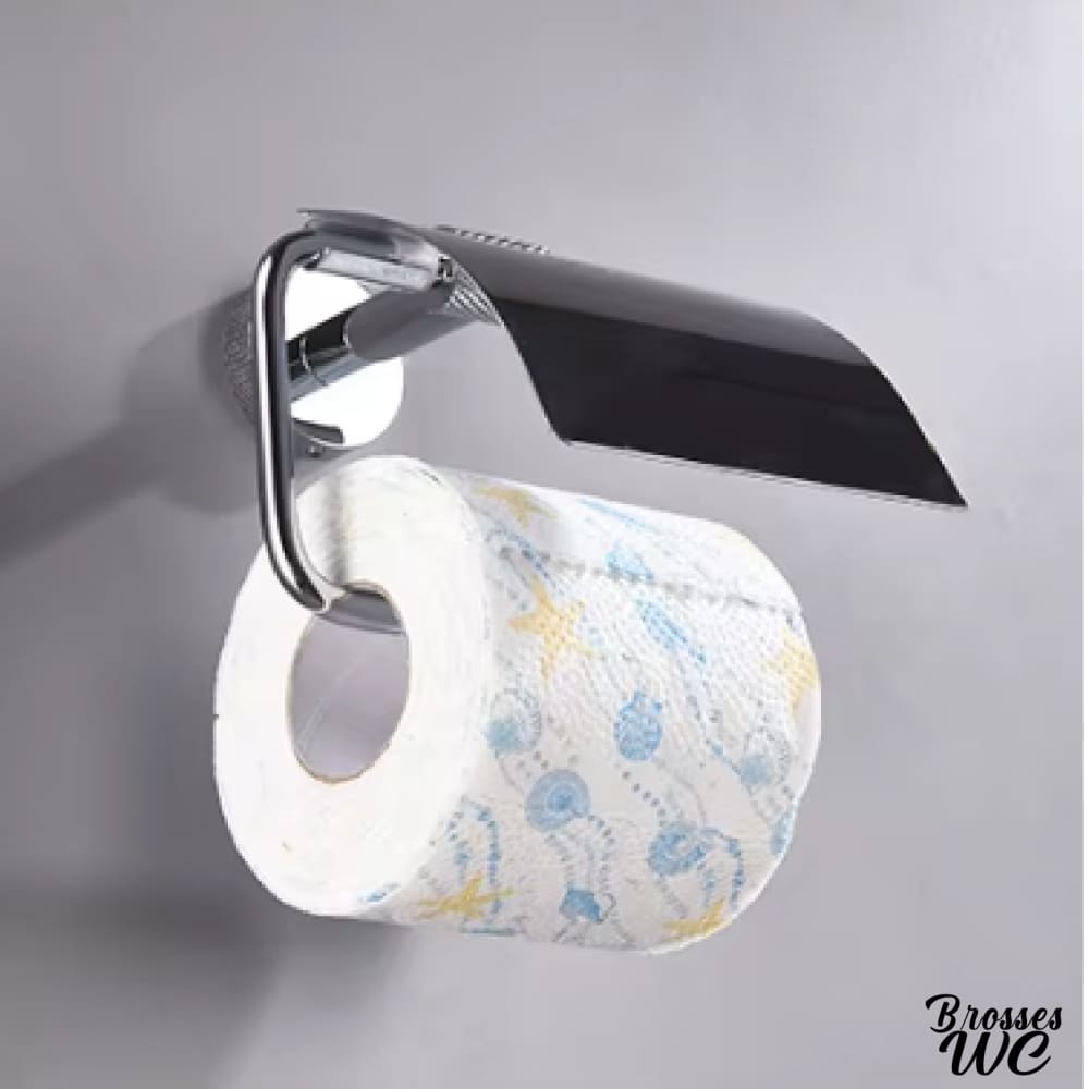 Ensemble dérouleur et brosse wc harmonieux