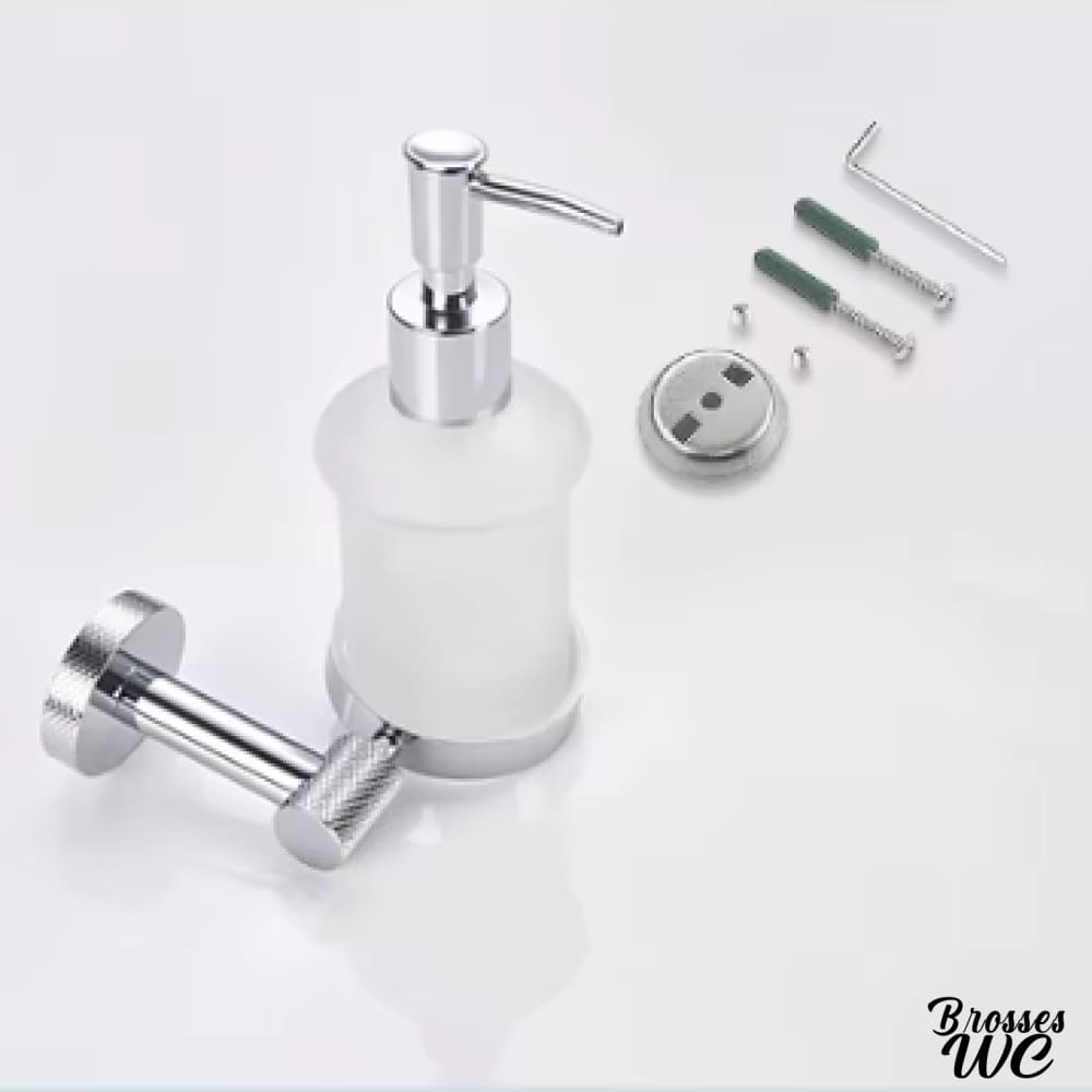 Ensemble dérouleur et brosse wc harmonieux