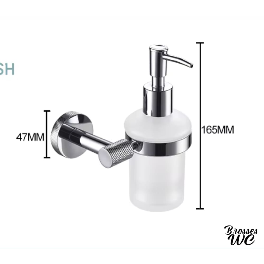 Ensemble dérouleur et brosse wc harmonieux