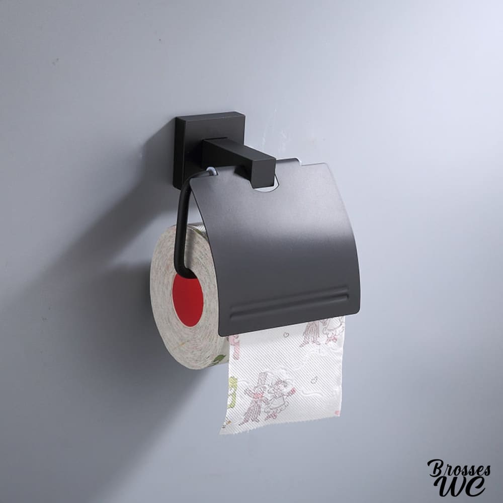 Ensemble dérouleur papier wc et brosse chic