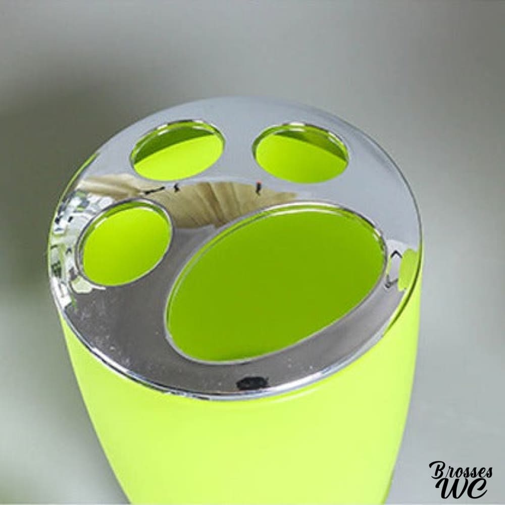 Ensemble poubelle et brosse wc assorti