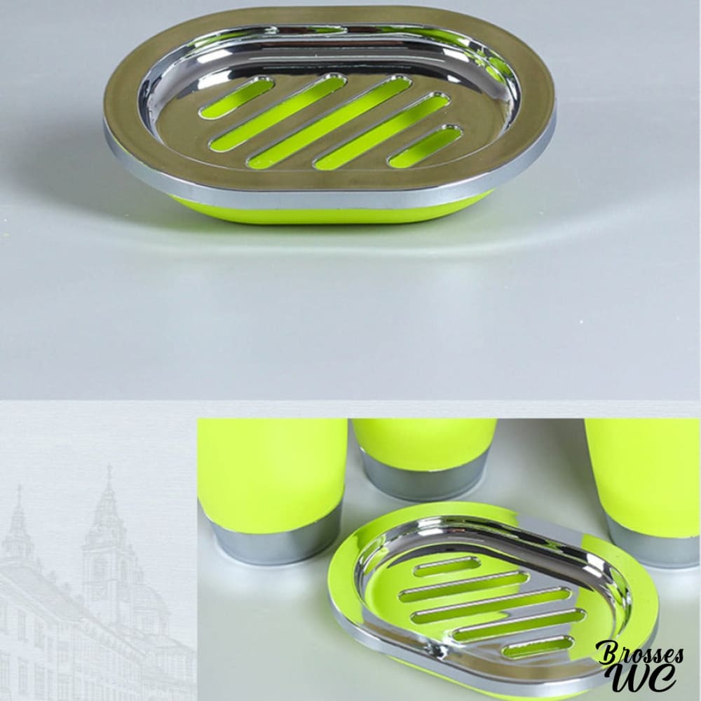 Ensemble poubelle et brosse wc assorti
