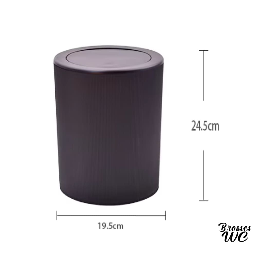 Ensemble salle de bain poubelle et brosse wc