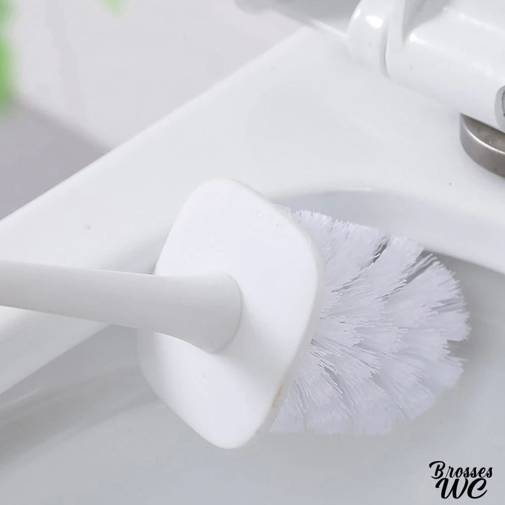 Brosse wc acier inoxydable noir élégant