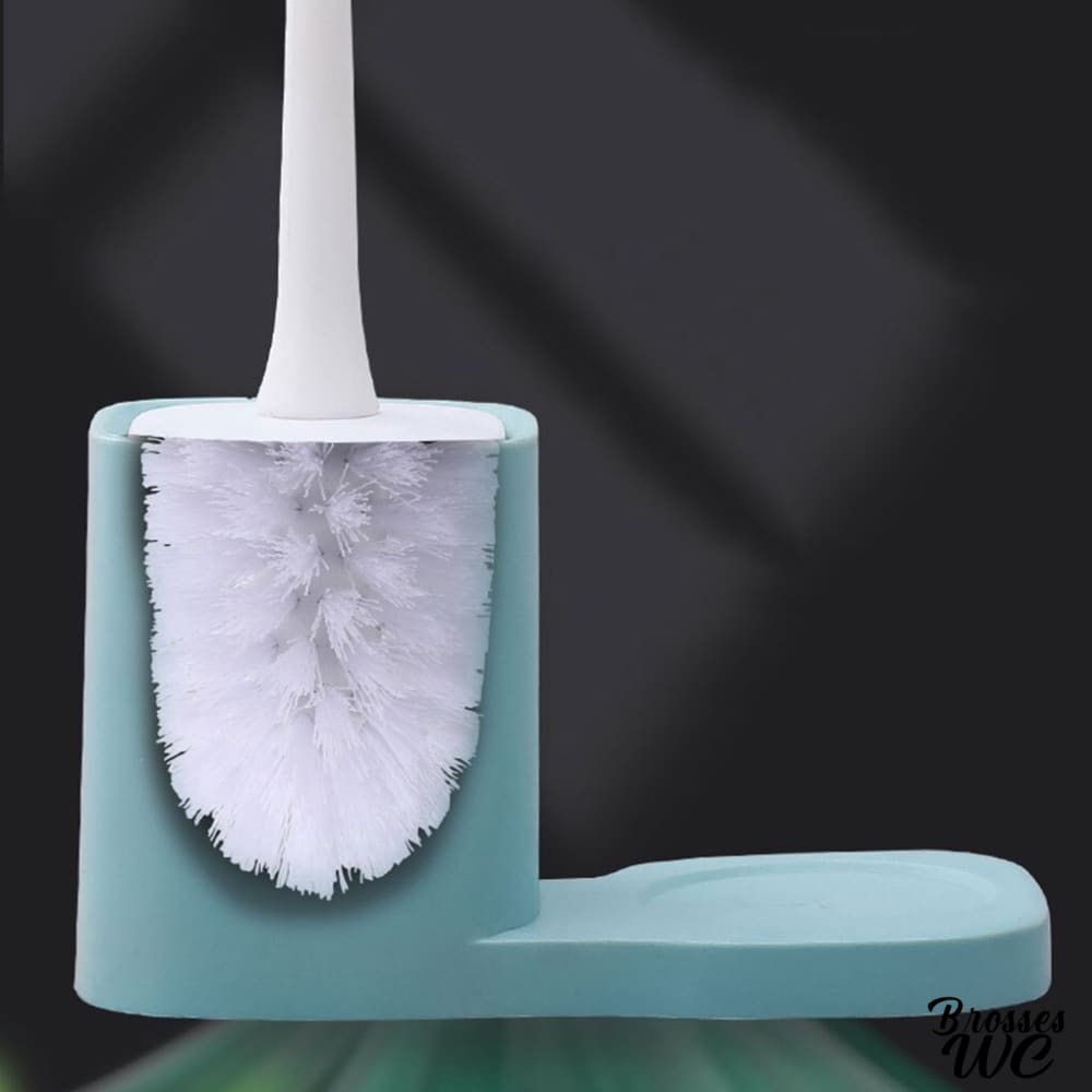 Brosse wc acier inoxydable noir élégant